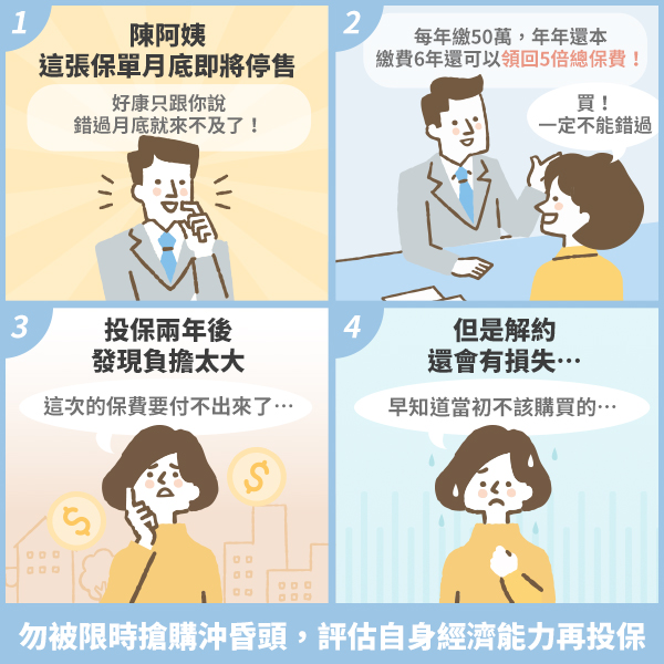 買保險不勉強